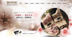 諸暨市榮*針織有限公司網站建設優(yōu)秀設計作品
